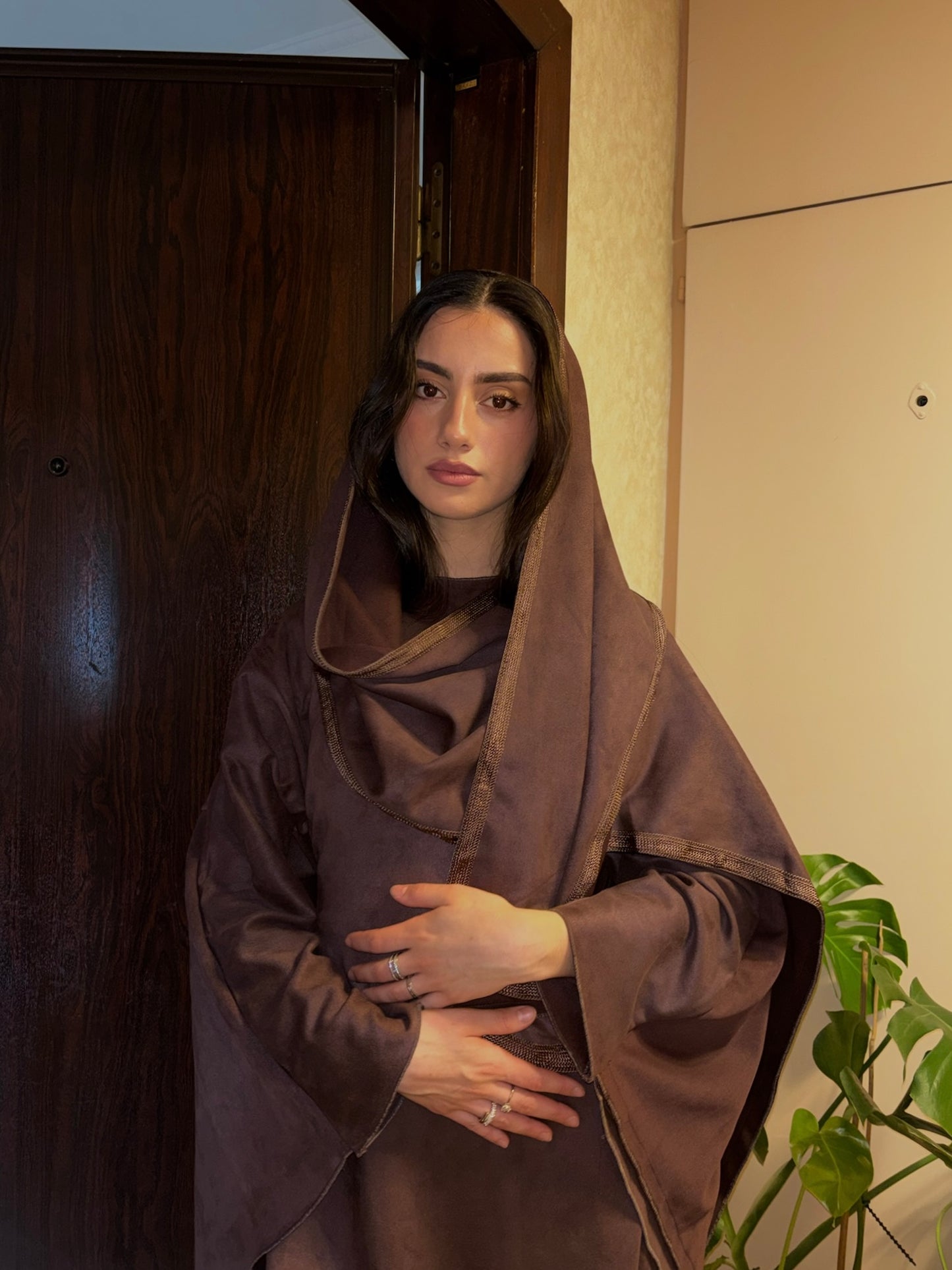 ABAYA JEBLIA foul marron