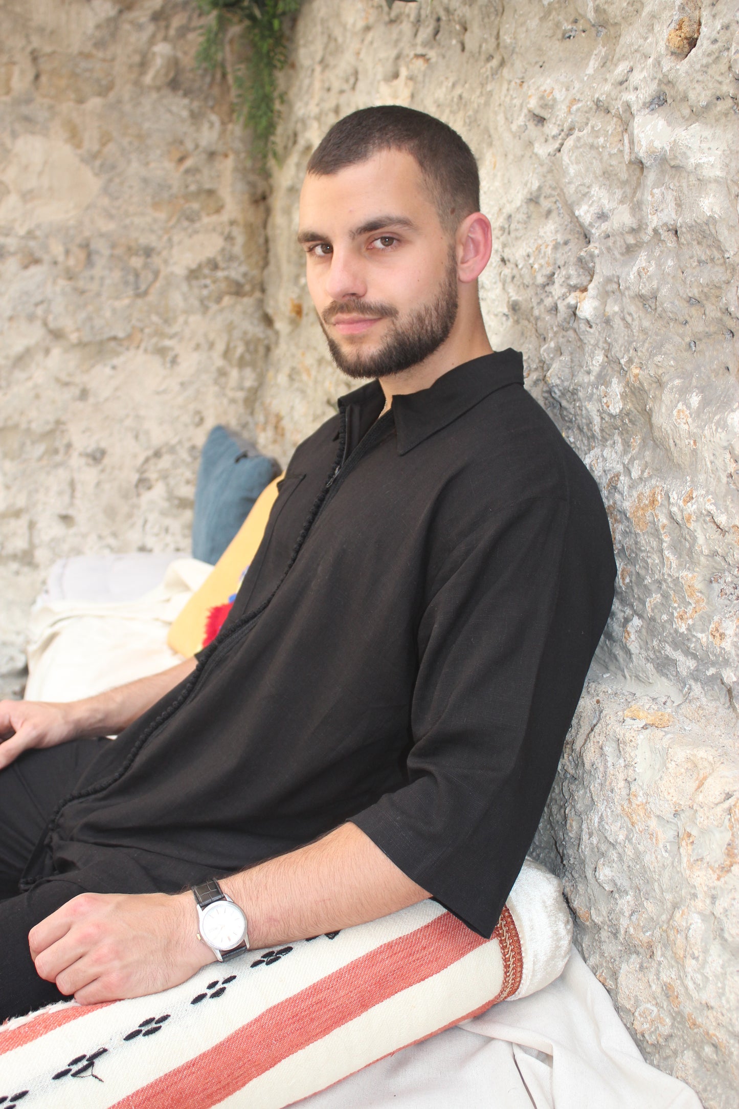 MALABATA Noir Manche courte