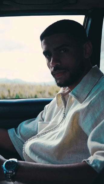 DIKI beige set en lin