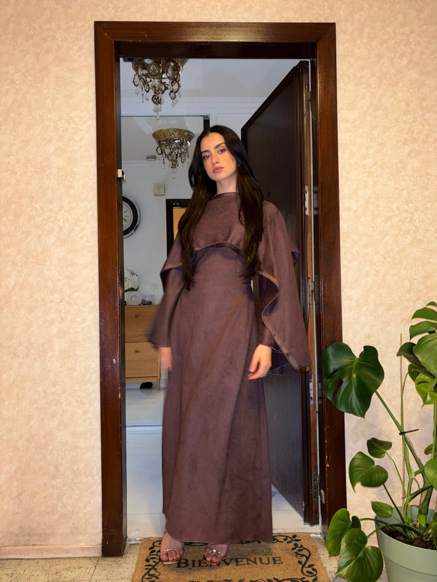 ABAYA JEBLIA foul marron