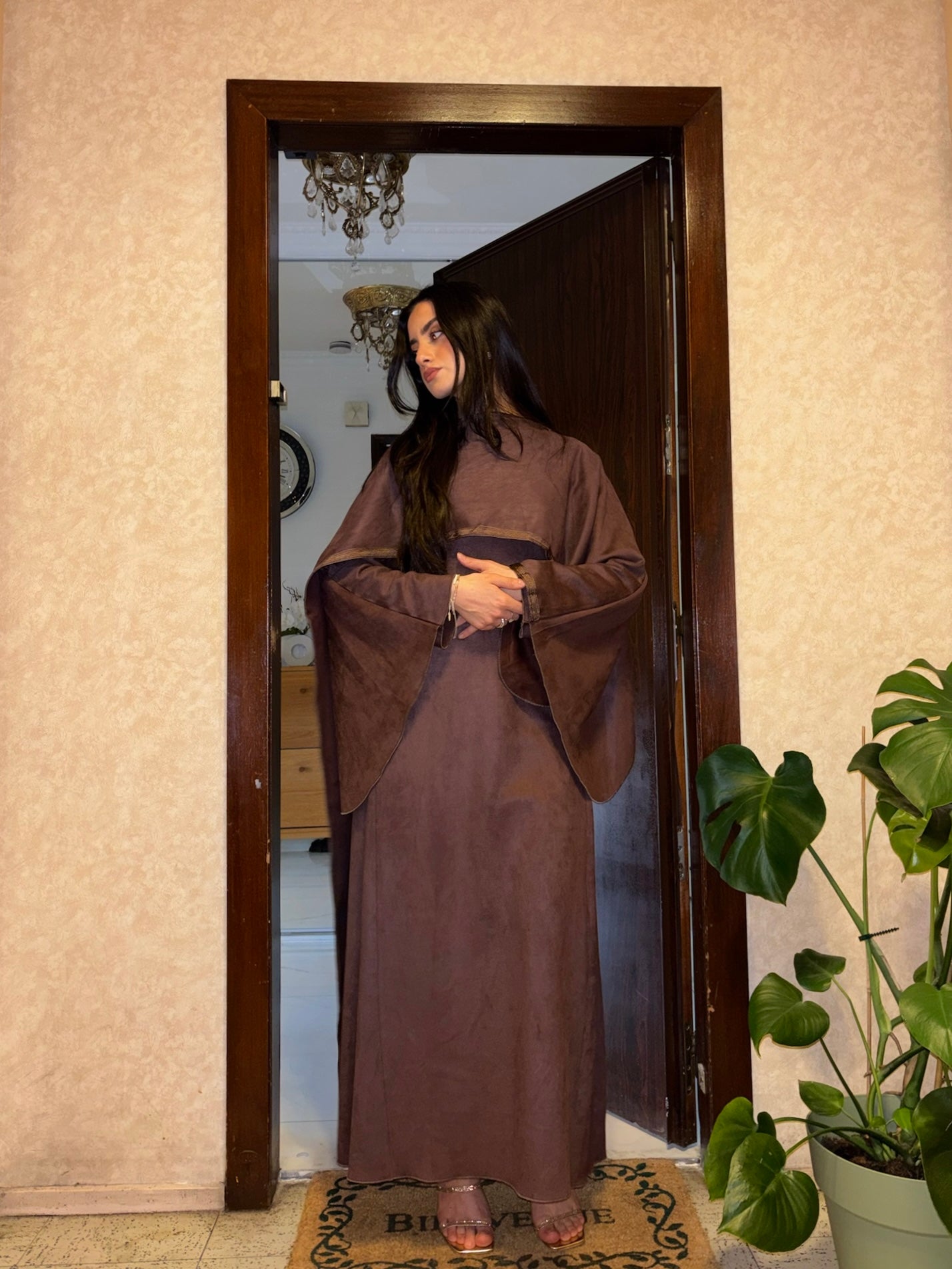 ABAYA JEBLIA foul marron